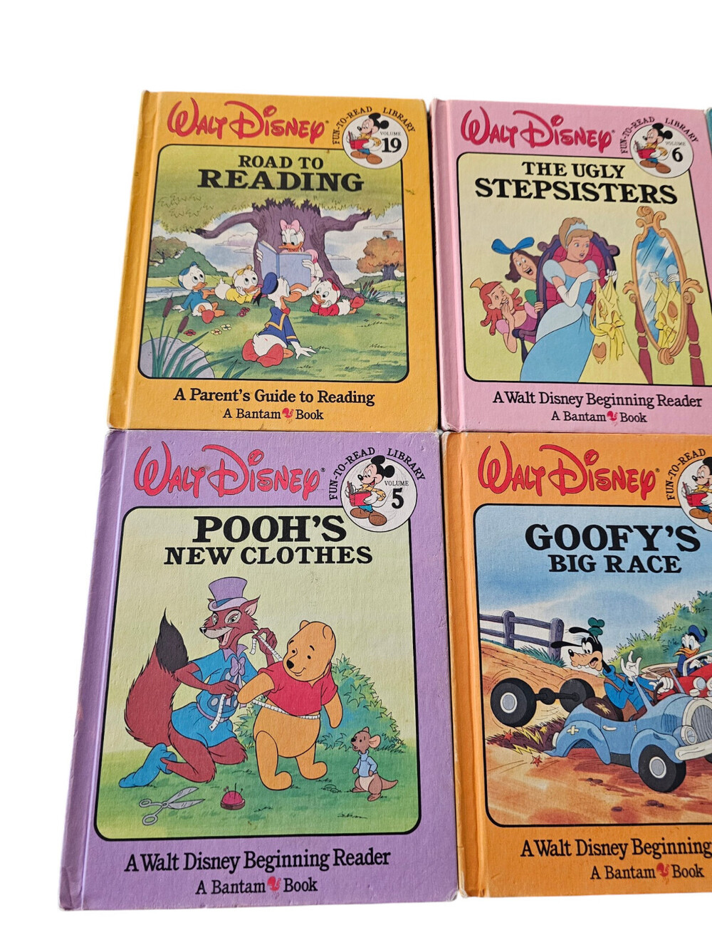 Vintage Walt Disney Fun-To-Read Library Educational Books 6 Volumes - Picture 2 of 5